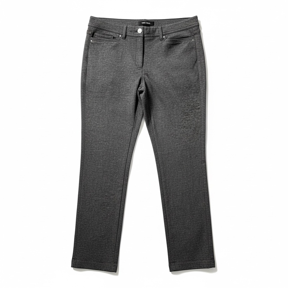 White House Black Market Charcoal Slim Leg Pants